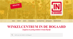 Desktop Screenshot of indebogaard.nl